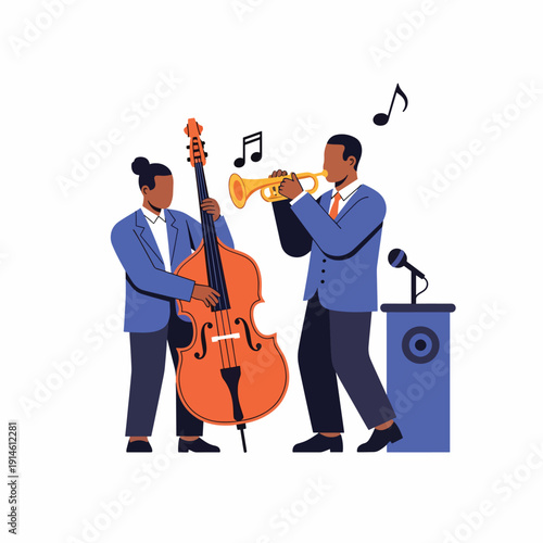 Jazz Musicians Performing