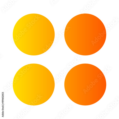 Proportion Mathematical Sign Of Four Points gradient icon