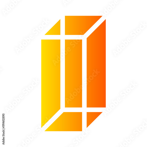 rectangular gradient icon
