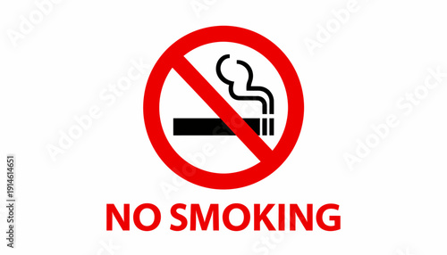 Free Download No Smoking Sign - A Prohibitive Symbol for Health and Safety Regulations - GFXLoad
