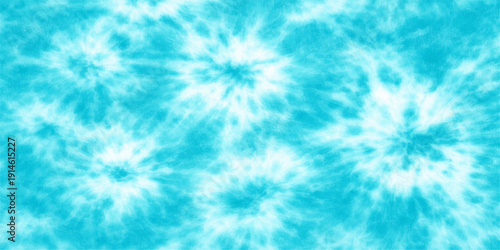 A beautiful abstract blue background featuring bright sunlight and fluffy white clouds across a clear summer sky filled with shimmering stars and heavenly light