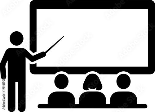 Businessman presenting to attentive audience in modern conference setting