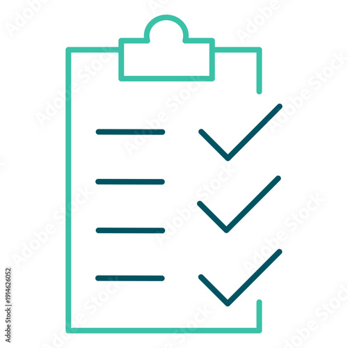 Outline Business Checklist Icon