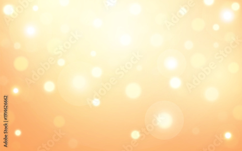 Warm Golden Abstract Bokeh Background with Soft Light Glow and Sunny Pastel Gradient, Background decoration
