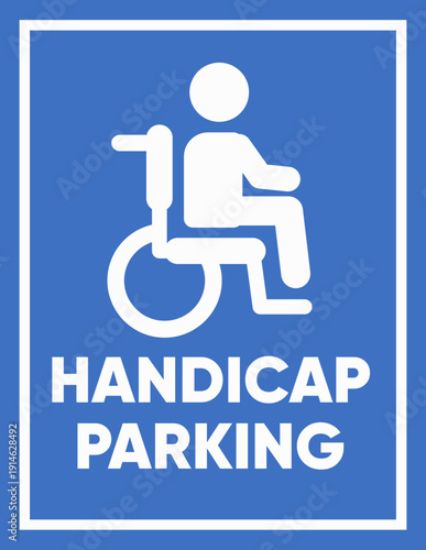 Handicap Parking Sign