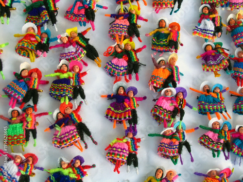 Artesanias coloridas del centro de Colombia, artesanias boyacenses