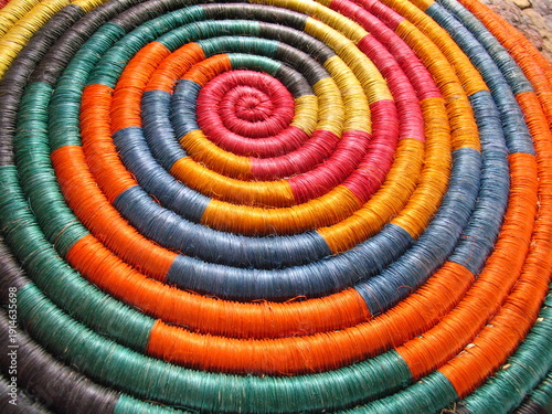 Artesanias coloridas del centro de Colombia, artesanias boyacenses