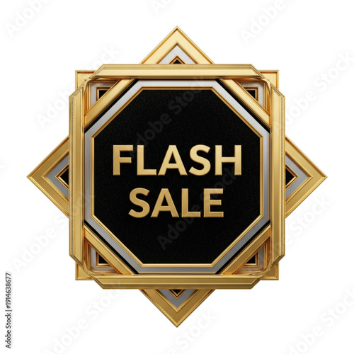 Flash Sale Badge for Promotional Marketing