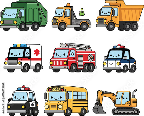 Cartoon Vehicle Collection