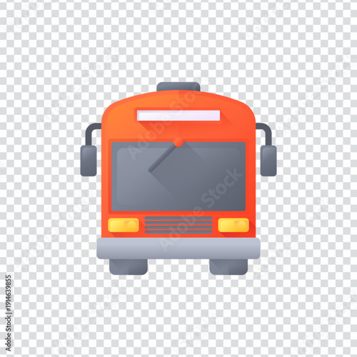 A sleek and modern bus design vector graphic for transportation concepts