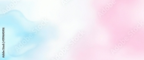 Soft Pastel Cotton Candy Gradient Background. Dreamy Abstract Pink and Blue Color Blur.
