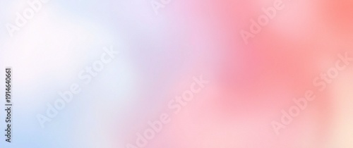 Soft Pastel Gradient Abstract Background. Gentle Bokeh Light Blur Overlay for Design Templates.