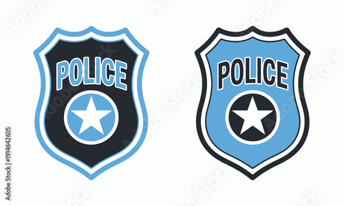 Police Badge, law enforcement shield vector