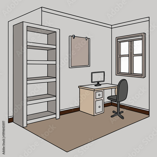 vector illustration of furniture