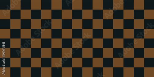 Vintage Wooden Chessboard Pattern - top down view