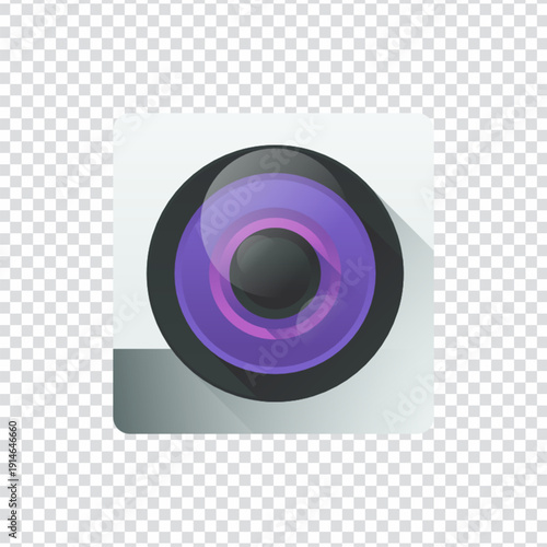 A classic camera vector design for photography and memory concepts