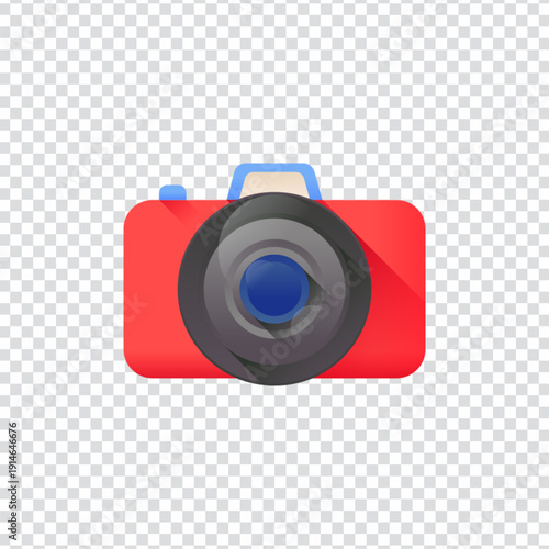 A classic camera vector design for photography and memory concepts