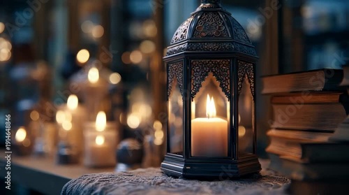 Warm Glow Cozy Evening Lantern Ambience 4k video