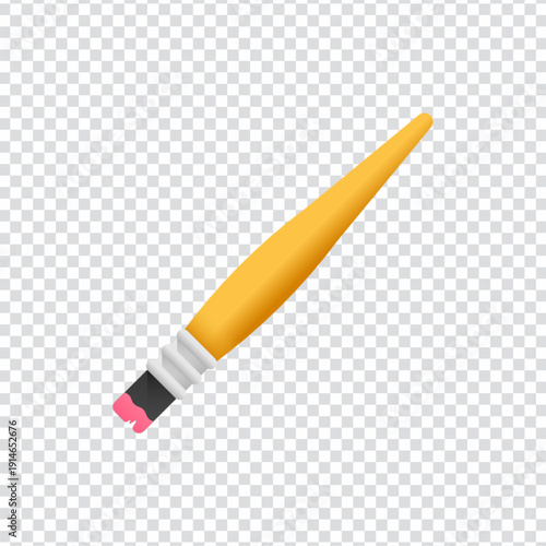 A wide paint brush vector design for art and creativity concepts