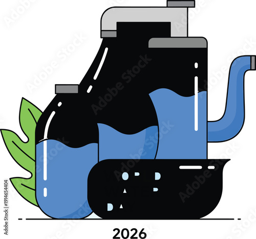 Oil Change Service Illustration