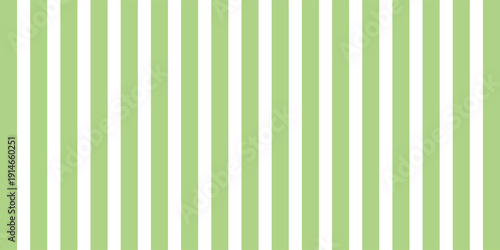 Cuadro en lienzo Green and white vertical stripes background