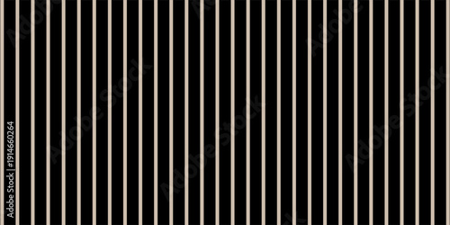 Εκτύπωση καμβά Beige and black vertical stripes background. eps 10