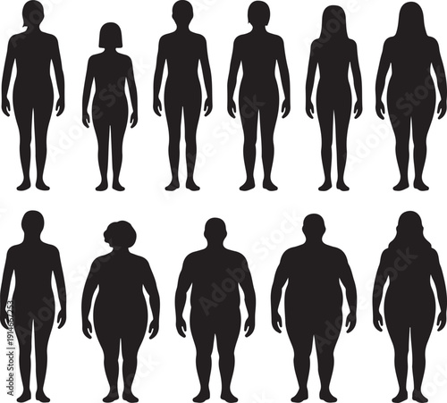 Man Body Figure Size Icon Symbol Sign Pictogram