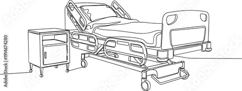 Continuous line drawing of a security shield with a digital padlock representing cybersecurity data protection and information privacy.