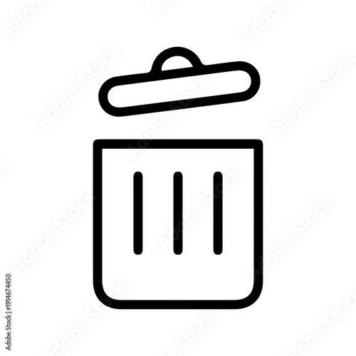Trash Can Delete Symbol