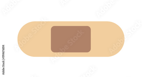 A simple illustration of a band aid.