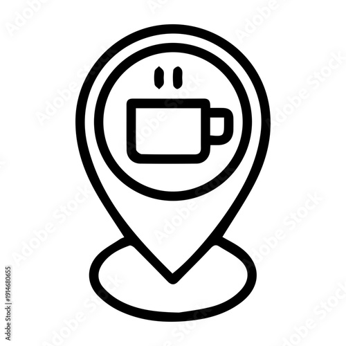 Coffee Location Pin