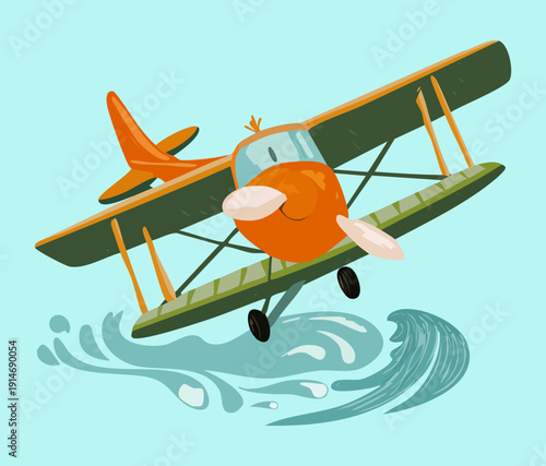 Modern jet airliner cruising at high altitude for long distance air travel and tourism in commercial transportation