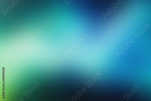 Photography Blurring gradient background showing blue and green colors, slight noise effect