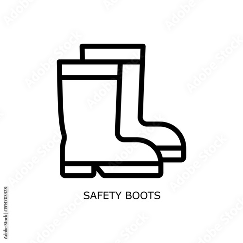 Safety Boots Workplace Safety and Environmental Protection Outline