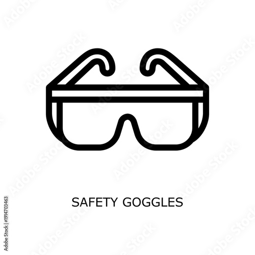 Safety Goggles Workplace Safety and Environmental Protection Outline