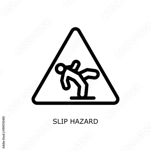 Slip Hazard Workplace Safety and Environmental Protection Outline