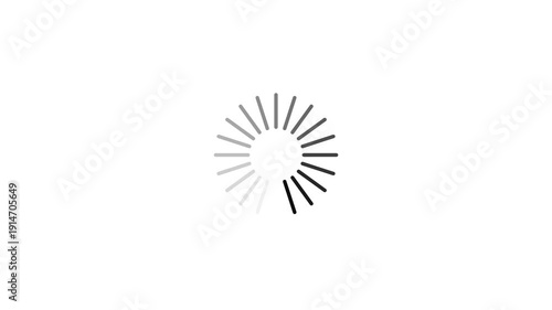10 Seconds Times Loading Countdown Animation Loading Circle, Video. Loading Animation Icon on Transparent Background. Download Progress, Freeloader Animation Web Design Template, Interface Buffering.