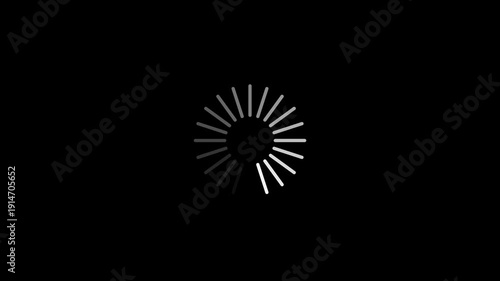 10 Seconds Times Loading Countdown Animation Loading Circle, Video. Loading Animation Icon on Transparent Background. Download Progress, Freeloader Animation Web Design Template, Interface Buffering.