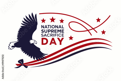 Supreme Sacrifice Day Vector, Honor, Remembrance, and Tribute Concept Illustration