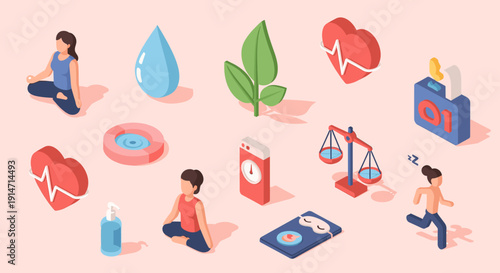 A vibrant illustration evoking health and vitality, perfect for medical content or wellness campaigns.