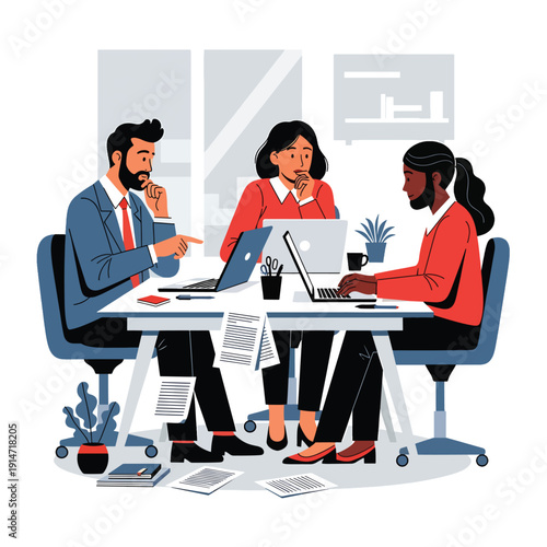 Diverse Team Meeting