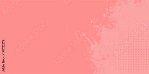 Vector watercolor pink coral blurred background, gradient  fantasy romantic