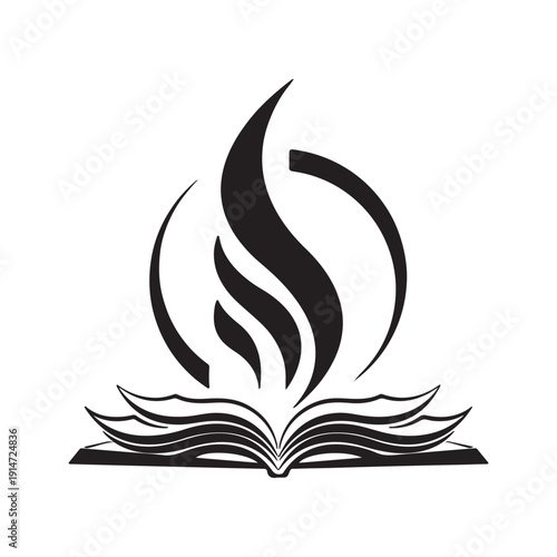 openbookwithflamesymbol