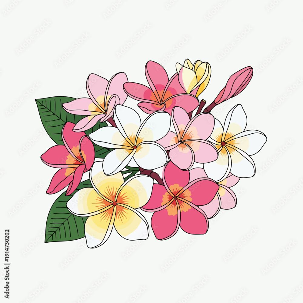 Fototapeta premium Tropical Floral Arrangement