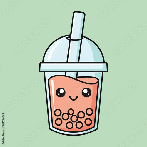 Smiling Bubble Tea