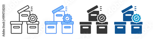 Product Icon Set Multiple Style Collection