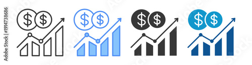 Sales Icon Set Multiple Style Collection