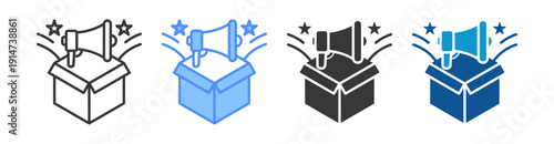 Product Icon Set Multiple Style Collection