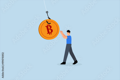 Crypto scams, Selfish entrepreneur rushing to seize fraudulent cryptocurrency coin scheme