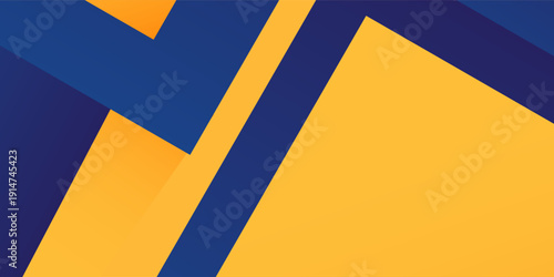 Modern Abstract blue yellow banner geometric shapes background. wallpaper,